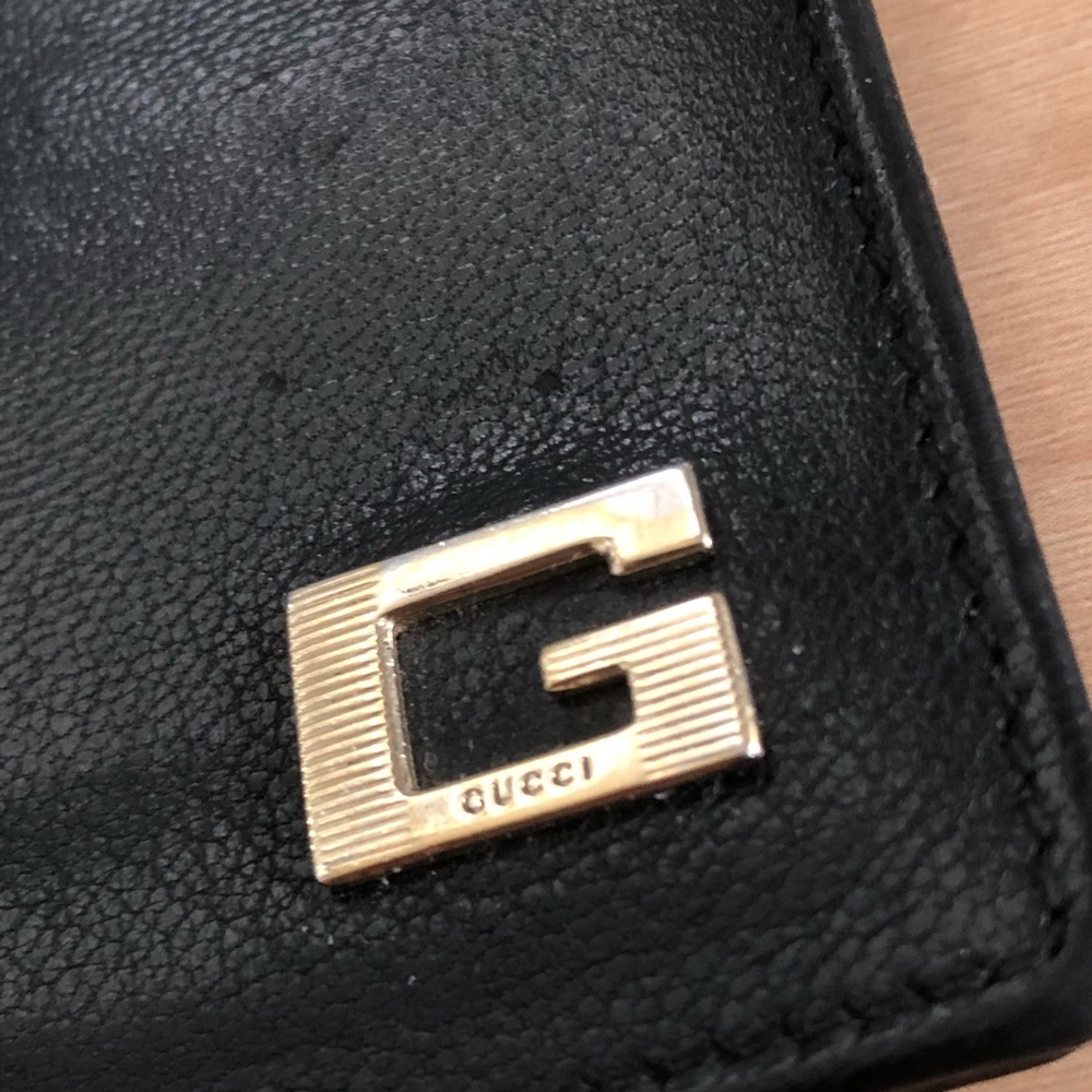 GENUINE Gucci money clip wallet (used)